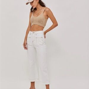 Legs for days White Jeans